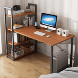 Computer Desk Writing Table with Shelves,