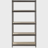 5-Shelf Steel Freestanding Shelves, Silver 30