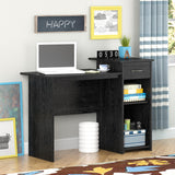 Student Computer Desk, Black Oak