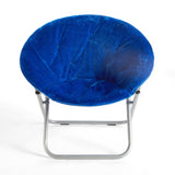 Vicco Faux Fur Chair, Blue