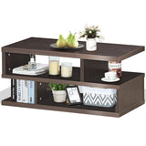 Coffee Table with Open Shelves