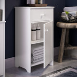 Bath Floor Cabinet with 2 Interior Shelves