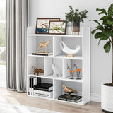 Shelf Bookcase, 3-Shelf Decorative Home 7 Cube