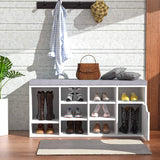 Bench, Shoe Storage Bench, Wood Storage Organizer