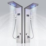 Led Shower Panel Tower System Brushed Nickel