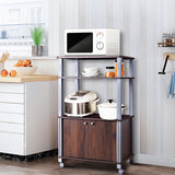 Microwave Stand Rolling Storage Cart Multi-functional