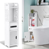 VICCO Small Bathroom Storage Corner Floor Cabinet