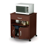 Smart Basics Microwave Cart on Wheels