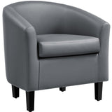 Alden Design Barrel Accent Chair