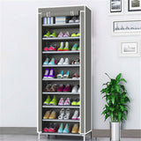 Shoe Storage Cabinet Organizer Gray 30Pais