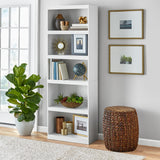 Vicco 5 Shelf Bookcase, White