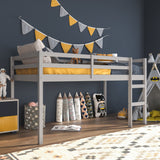 Loft Bunk Bed, Gray